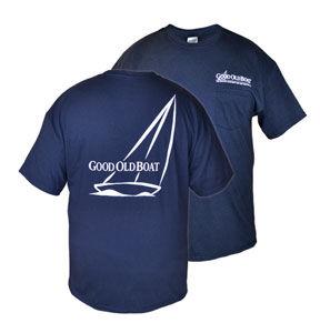 Blue Pocket T-shirts - logo back ($20.00)