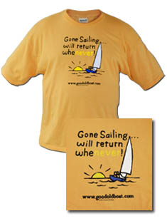 T-shirts by artist Tom Payne - Gone Sailing ($20.00)