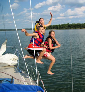 Grandchildren aboard