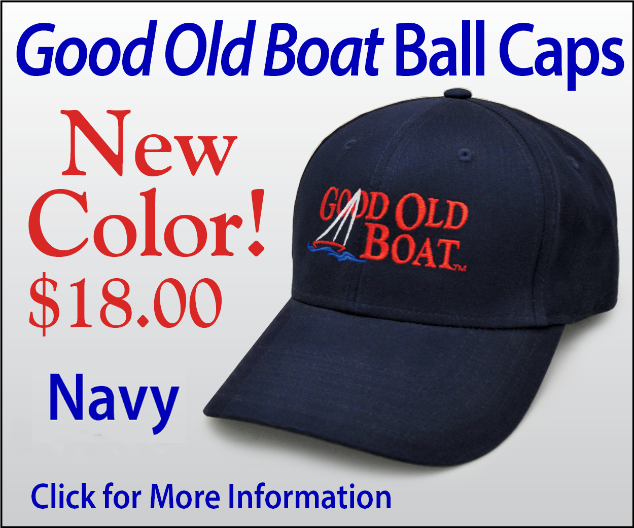 New Good Old Boat Ball Cap