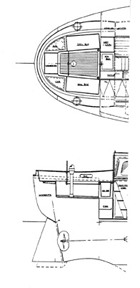 Cruiser stern: rounded deck