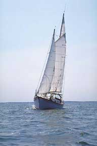 Don Launer's Lazy Jack 32 schooner