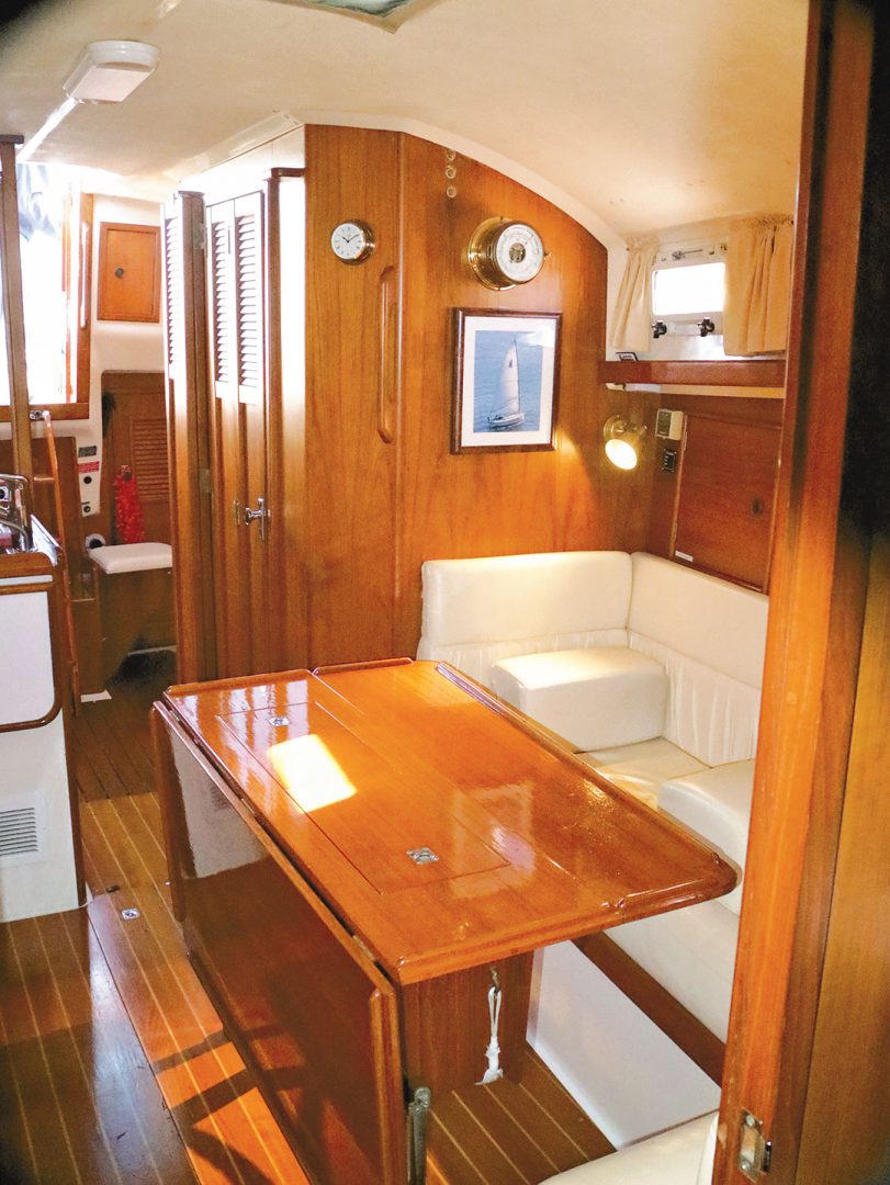 Nonsuch 36 sailboat salon