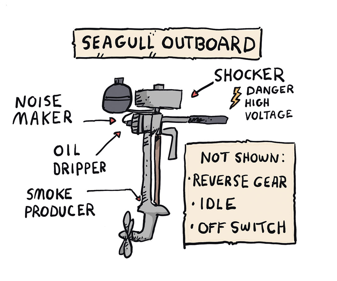 Seagull outboard diagram