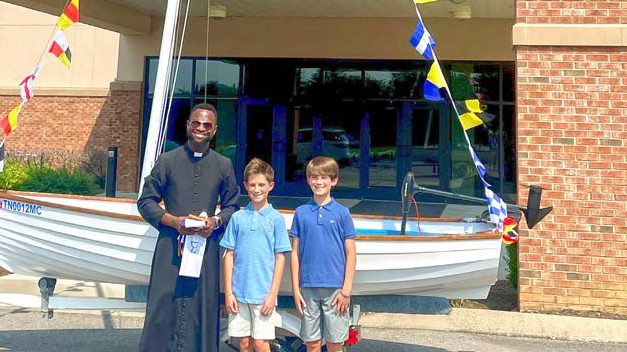 Twin Boys and a Boat