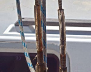 Banana swage, causing misalignedwire with uneven loading across the
19 strands.