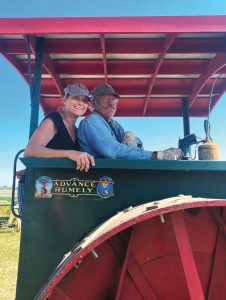 like sailors with their good old boats, Karenand Jerry’s friends, DeJae and Doug Gantvoort, are
among the many South Dakota residents who remember
old farm machines fondly and go to great lengths to
restore them.