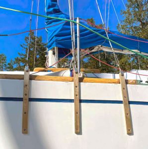 the shroud chainplates are fully installed andunder tension.
