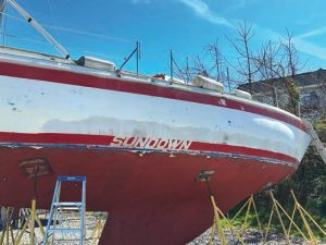 removing the oldpaint and graphics was a long, slow process.