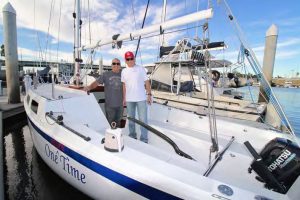 Father and son Art and Scott Melendres have been sailing and racing together since Scott was a kid
