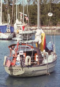 Dan’s daughter, Adriana, on the namesake PearsonVanguard, top left.