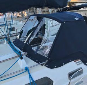 Added canvas, such as windowcovers, might not come standard but
they might be a good idea to add
to extend the life of your canvas