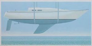 “New Boat,” Silkscreen, 1975Rob Ball has a framed copy of this print in his living room.