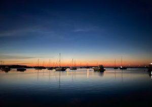Sunset in the Great Salt Pond on BlockIsland.
