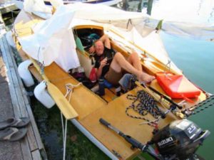 man on boat