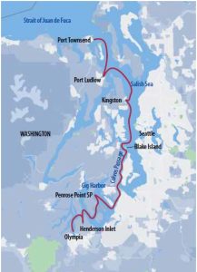 sailing route map