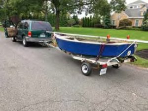 boat on trailer