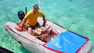 man on boat