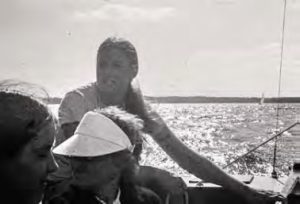 ladies sailing boat
