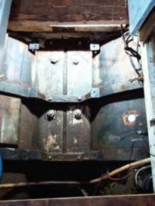 empty engine bed