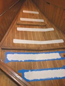 painted boat floor