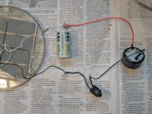 wiring harness for solar light