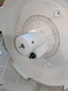solar light motor housing