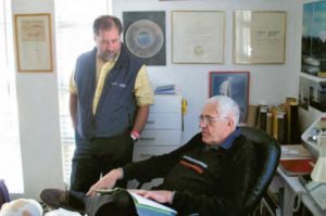 two men in office