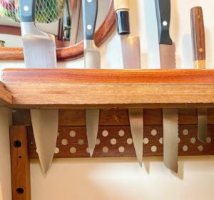 knife storage on boat