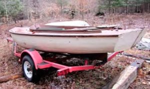 boat on trailer