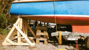 boat on support