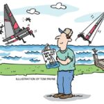 illustration of boat race