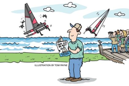 illustration of boat race