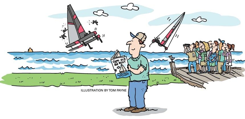 illustration of boat race