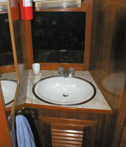 boat sink