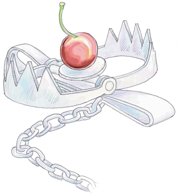 illustration of bear trap