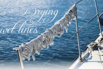 lines drying on lifeline