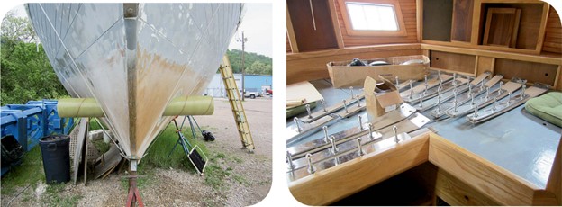 boat under construction