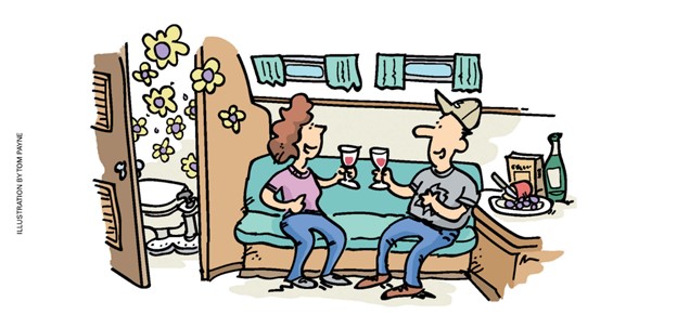 illustration of couple