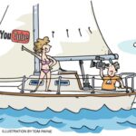 illustration of a boat on water