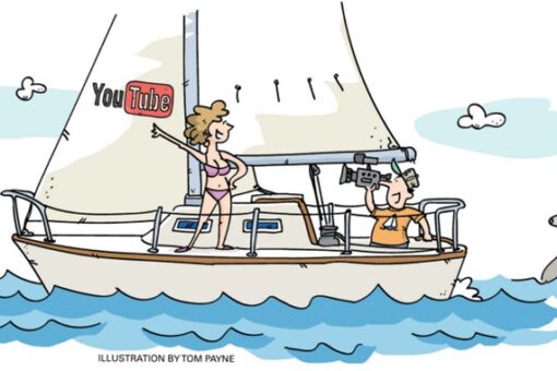 illustration of a boat on water