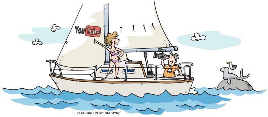 illustration of a boat on water