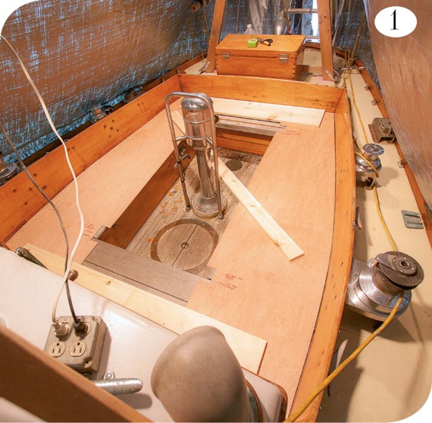 boat deck under construction