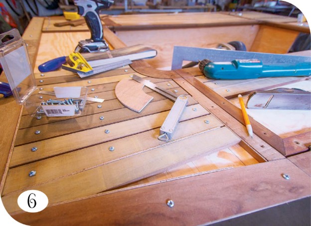 boat deck under construction