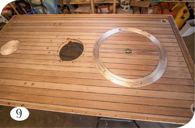 boat deck under construction