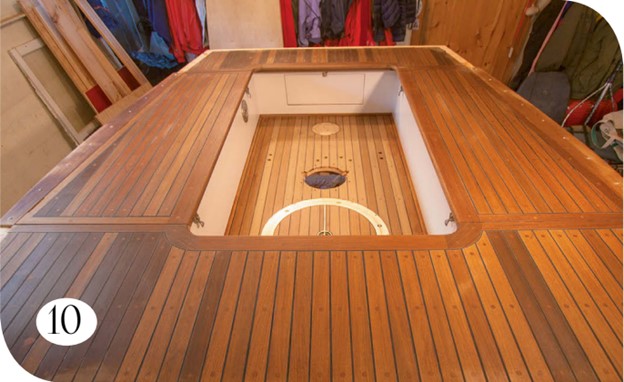 boat deck under construction