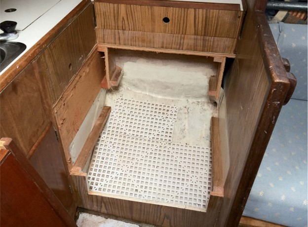 cabinet on boat