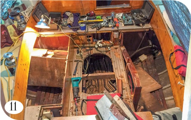 boat deck under construction