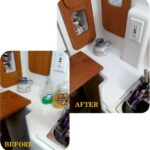 before and after of boat counter