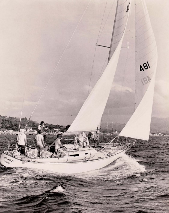 people on a sailboat